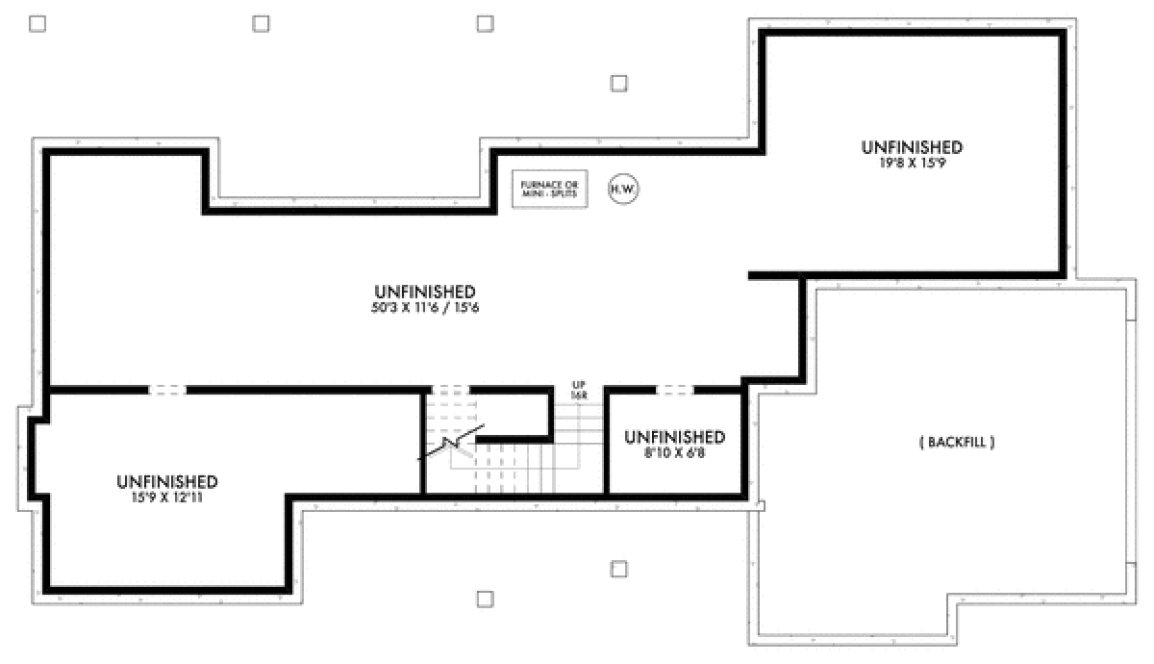 Basement Plan for House Plan #590061