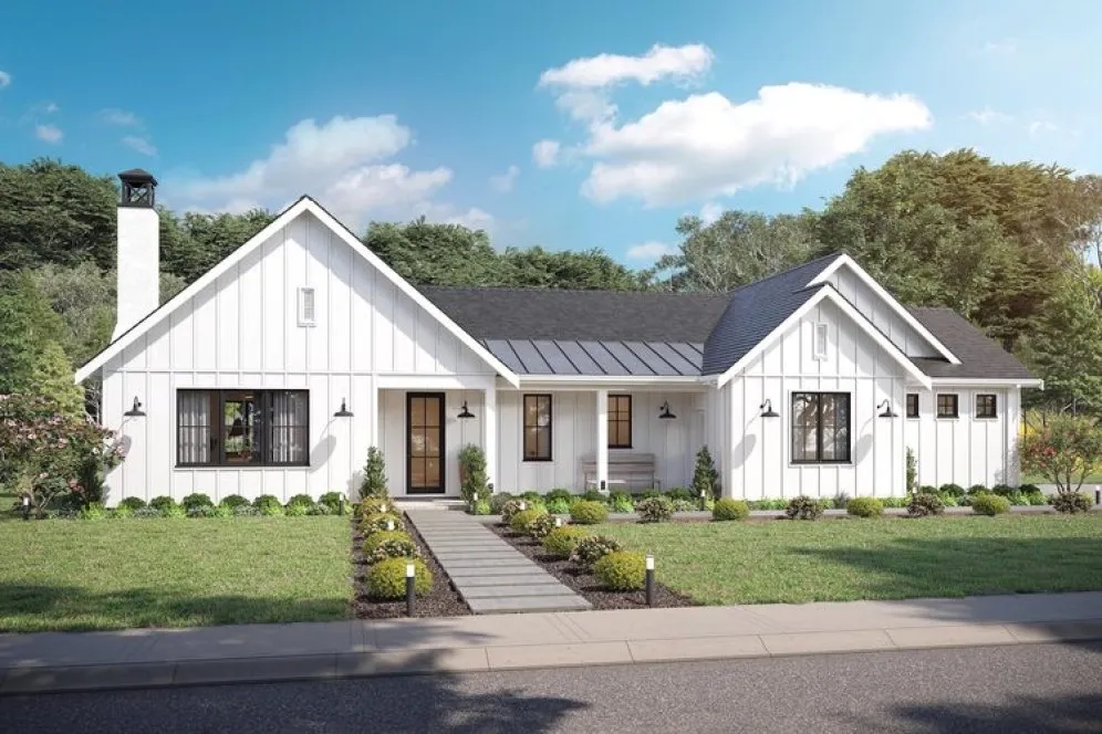 Full Rendering for House Plan #590061