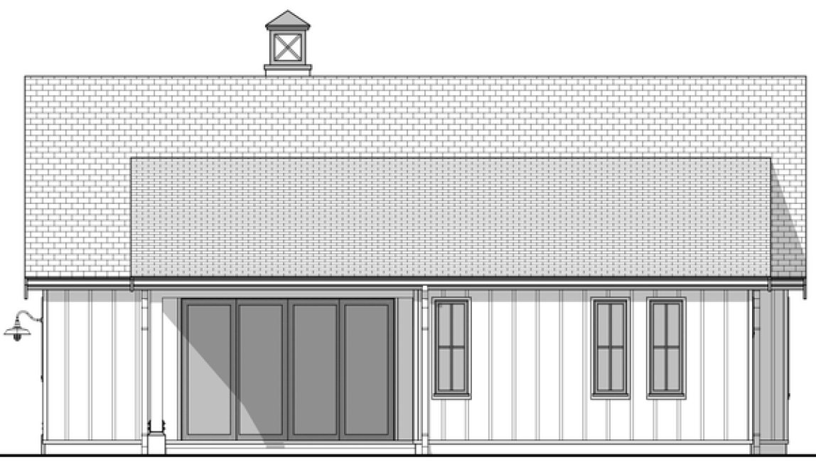 Right Elevation for House Plan #593321