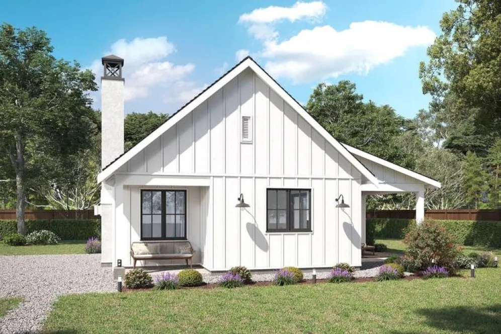 Full Rendering for House Plan #593321