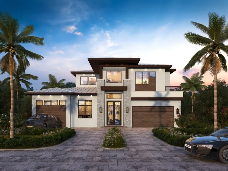 Full Rendering for House Plan #913082