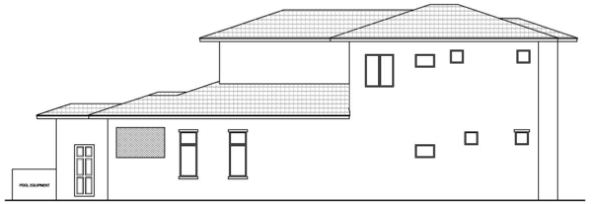 Right Elevation for House Plan #919703