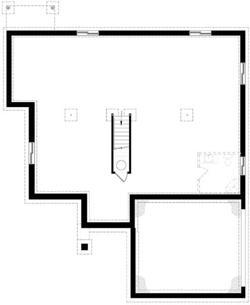 Basement Plan for House Plan #144832