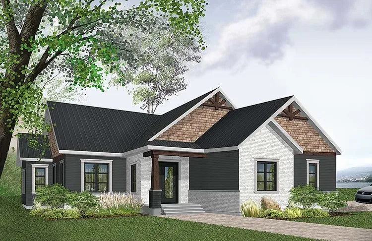 Full Rendering for House Plan #144832