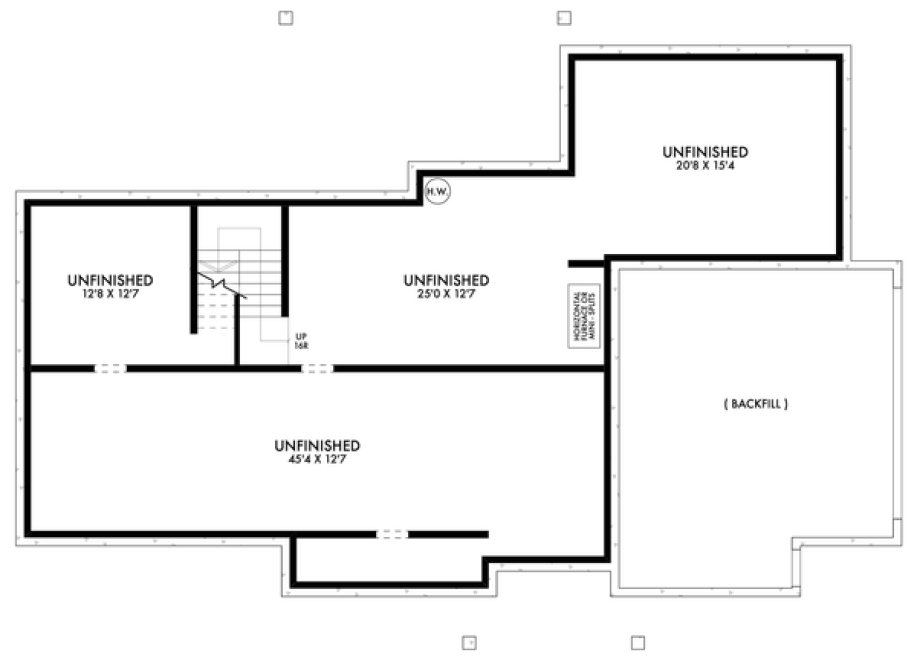 Basement Plan for House Plan #596261