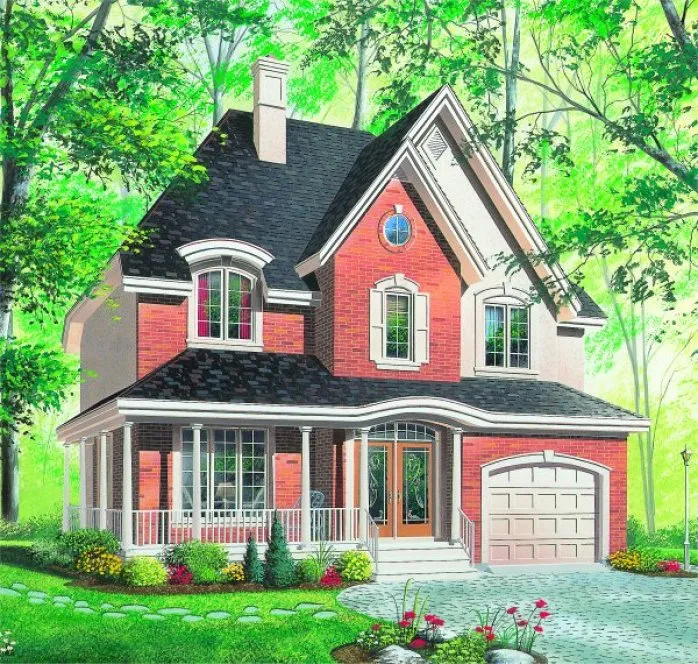 Full Rendering for House Plan #149584