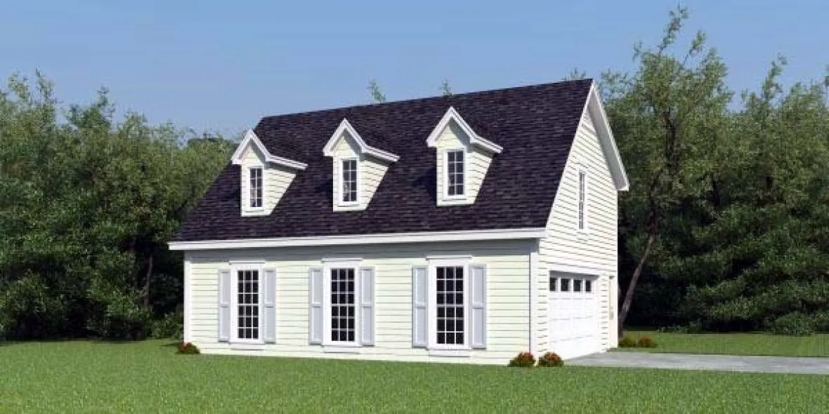 Full Rendering for House Plan #497251