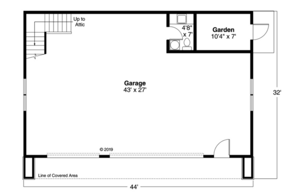 Main Floor Plan for House Plan #343321