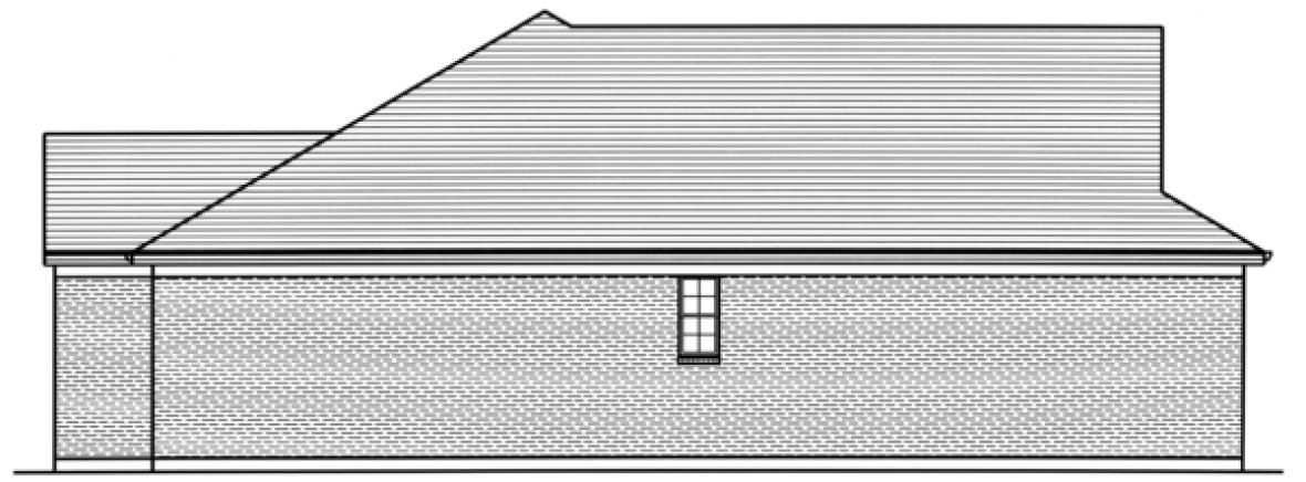 Left Elevation for House Plan #531791