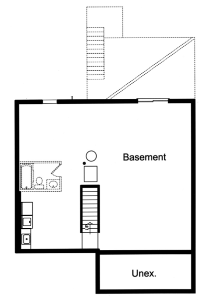 Basement Plan for House Plan #539201