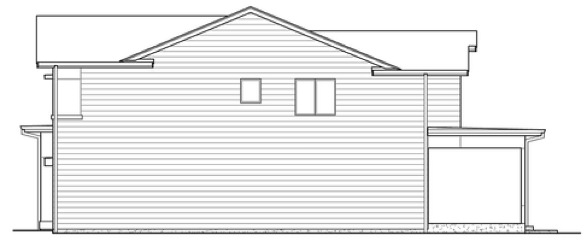 Right Elevation for House Plan #330103