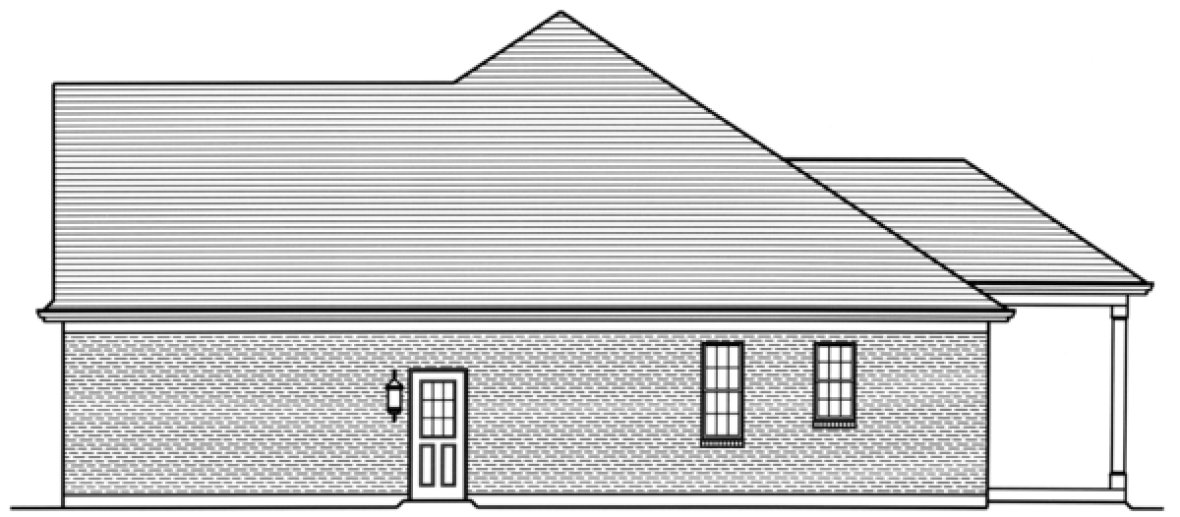 Right Elevation for House Plan #539002