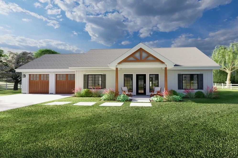 Full Rendering for House Plan #581230