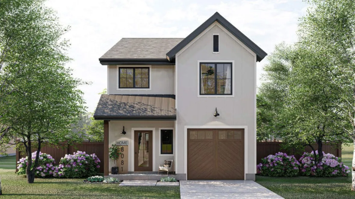 Full Rendering for House Plan #704641