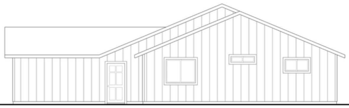 Right Elevation for House Plan #349951