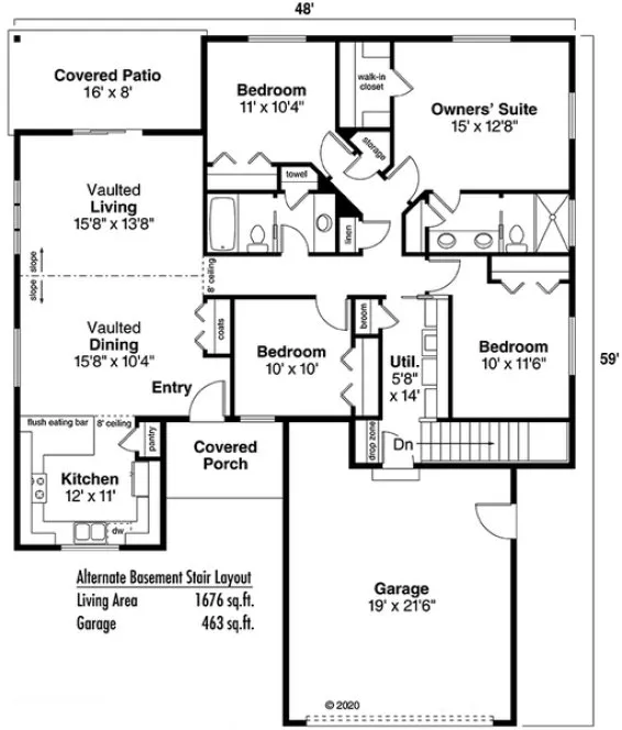 ExteriorPhoto for House Plan #349951