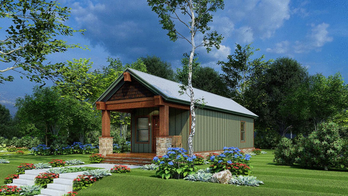 Right Elevation for House Plan #314050