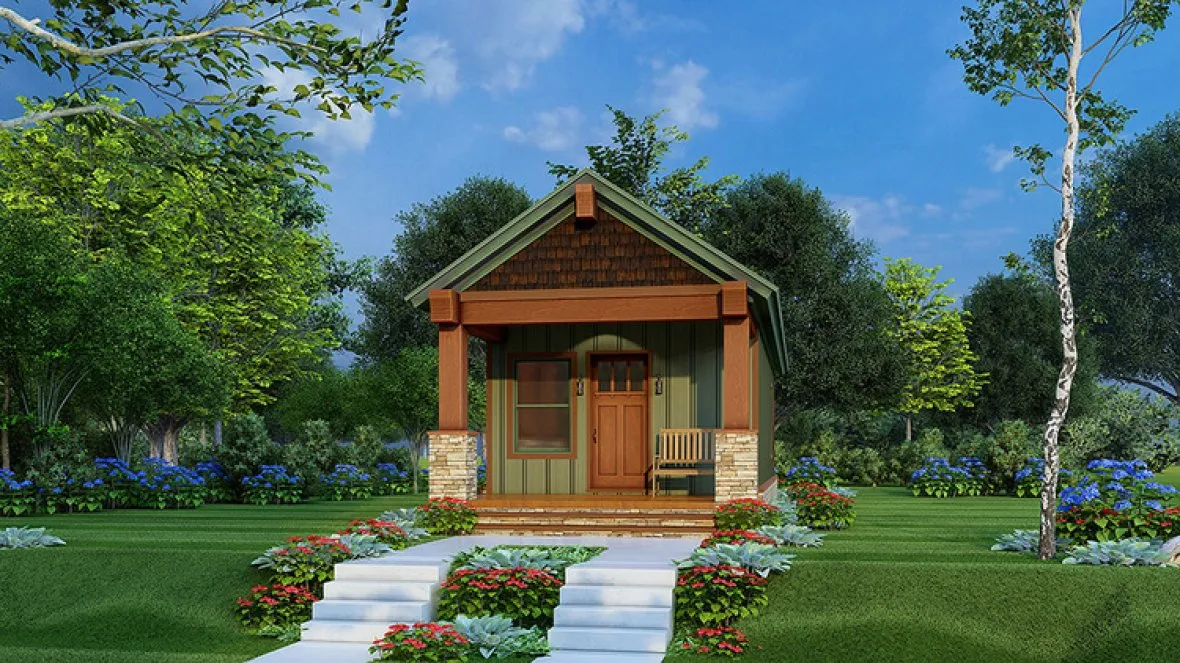 Full Rendering for House Plan #314050