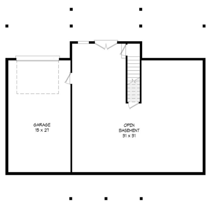 Basement Plan for House Plan #693141