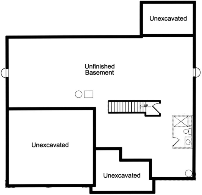 Basement Plan for House Plan #537661