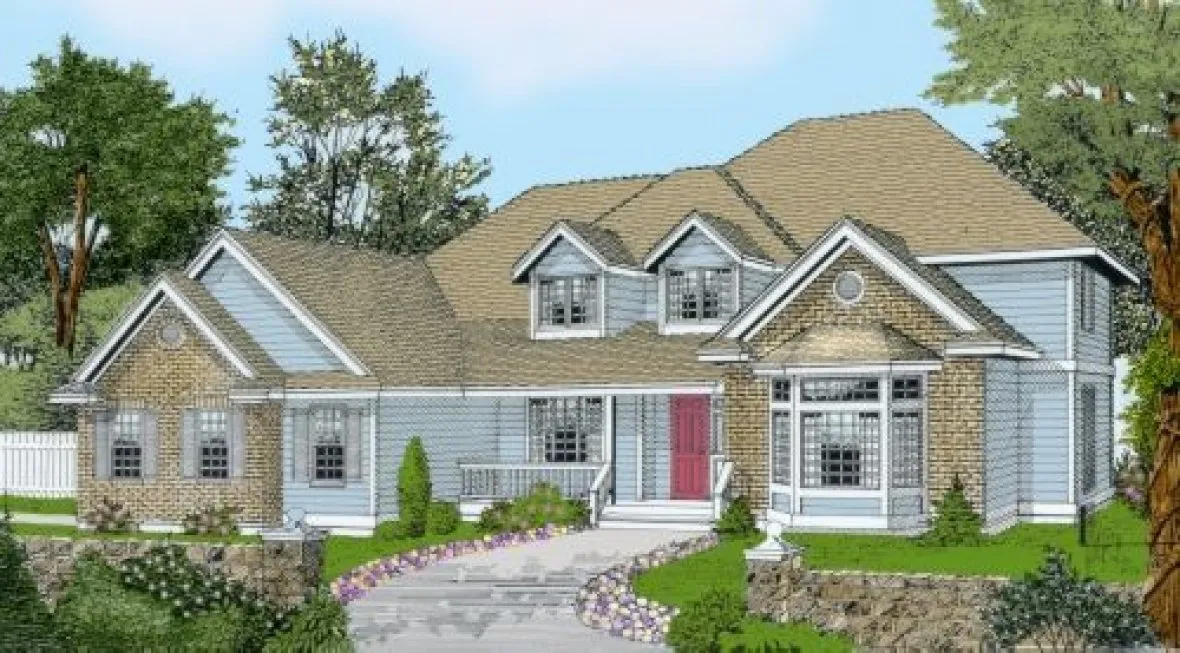 Full Rendering for House Plan #239423