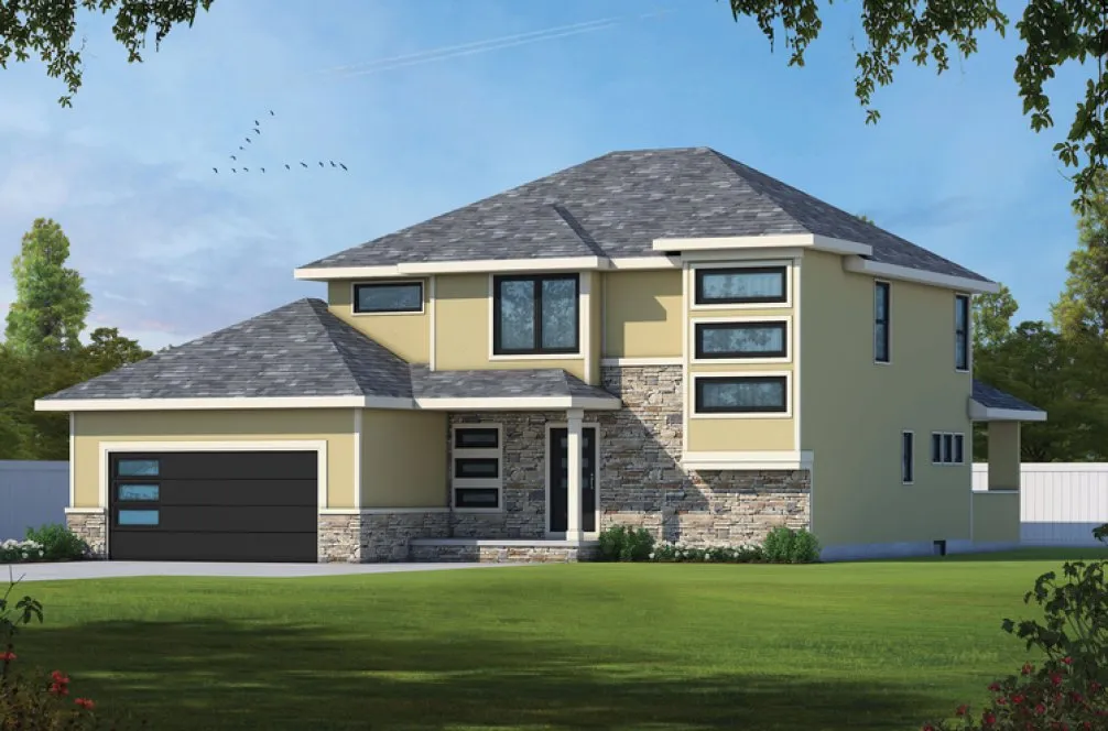 Full Rendering for House Plan #158912