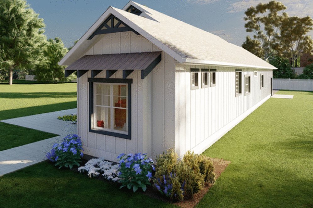 Right Elevation for House Plan #201625