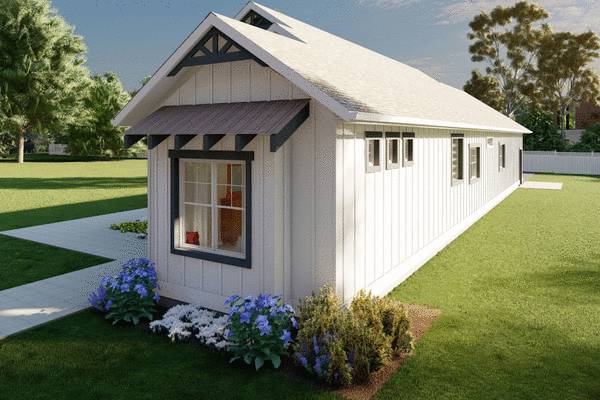 Right Elevation for House Plan #201625