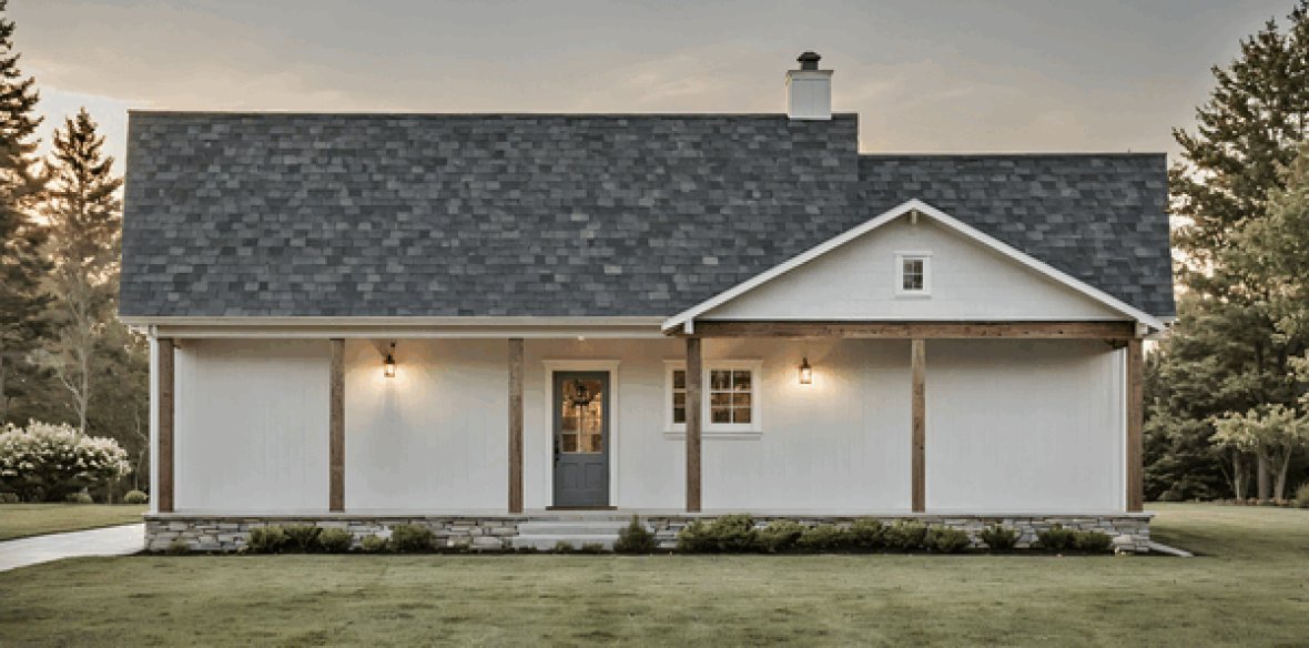 Rear Elevation for House Plan #210341