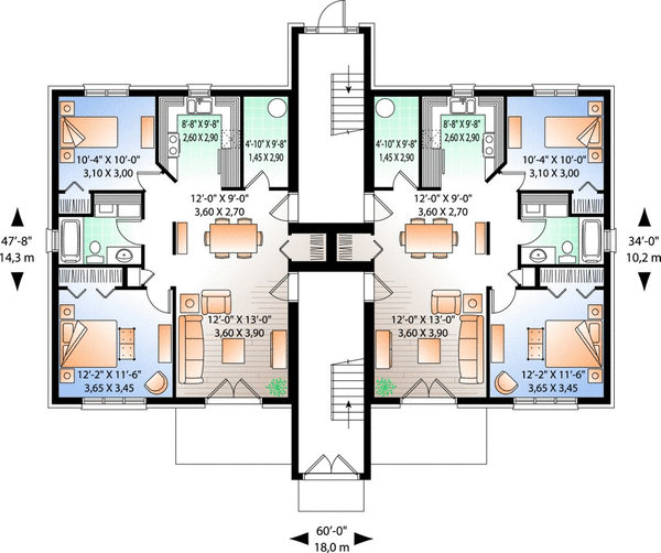 Main Floor Plan for House Plan #146303
