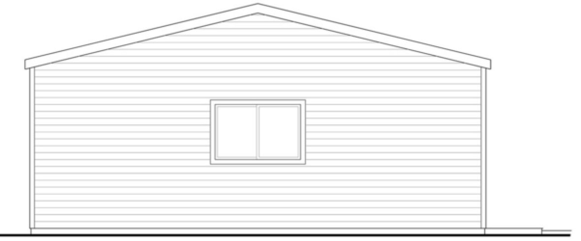 Left Elevation for House Plan #342511