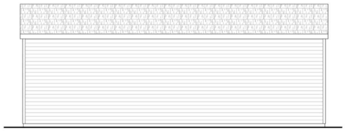 Rear Elevation for House Plan #342511