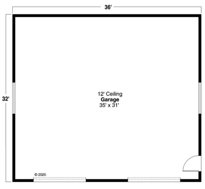 Main Floor Plan for House Plan #342511