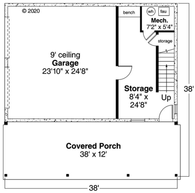 Main Floor Plan for House Plan #349871