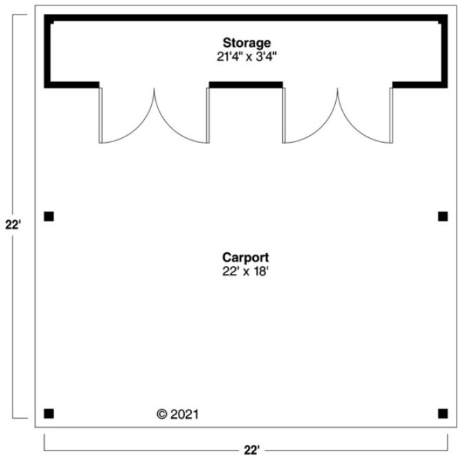 Main Floor Plan for House Plan #344840