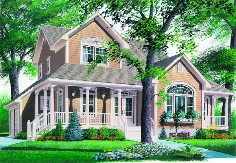 Full Rendering for House Plan #148882