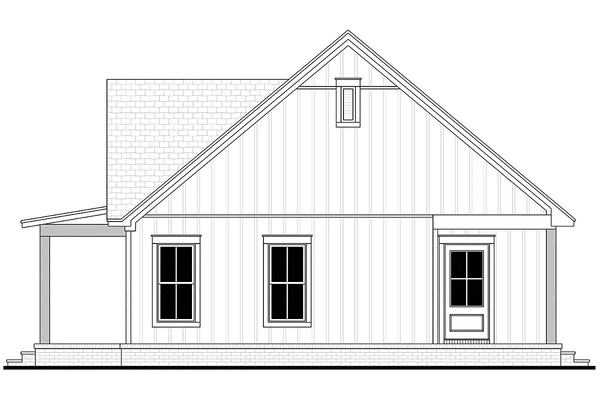 Right Elevation for House Plan #300870