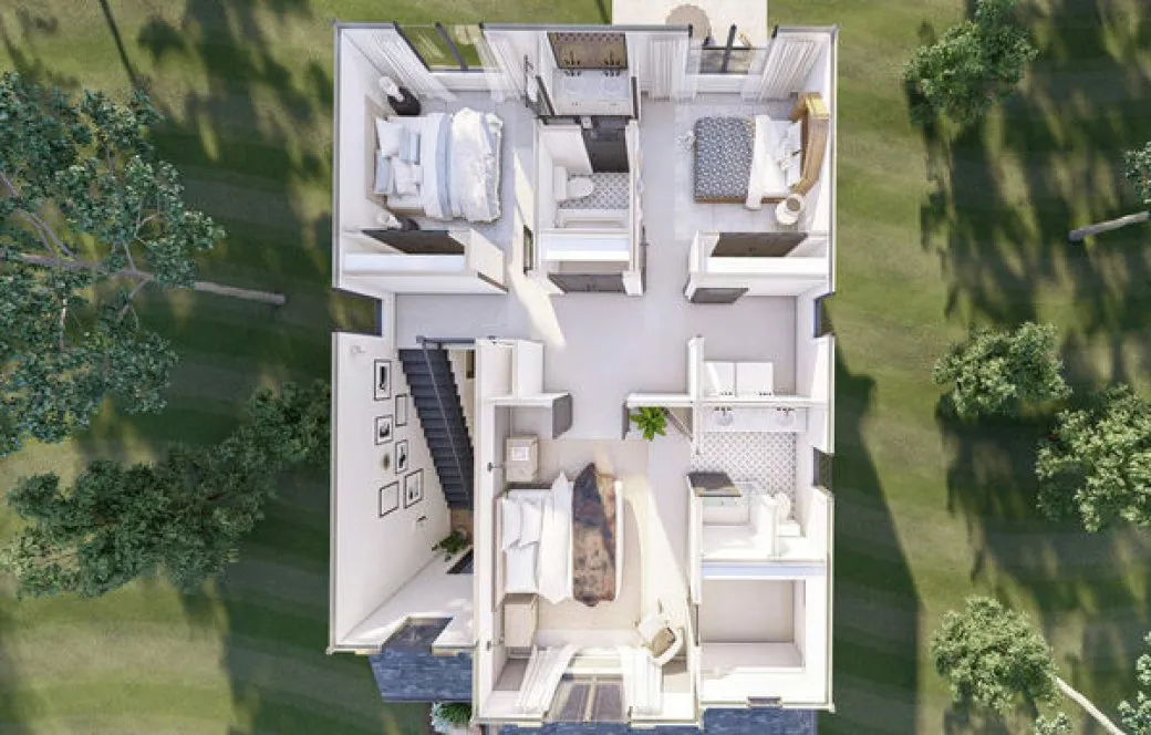 ExteriorPhoto for House Plan #705461