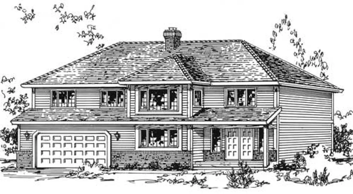 Full Rendering for House Plan #139698