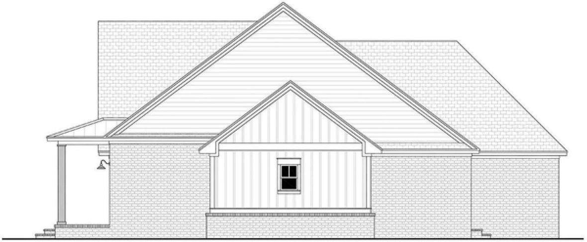 Right Elevation for House Plan #305212