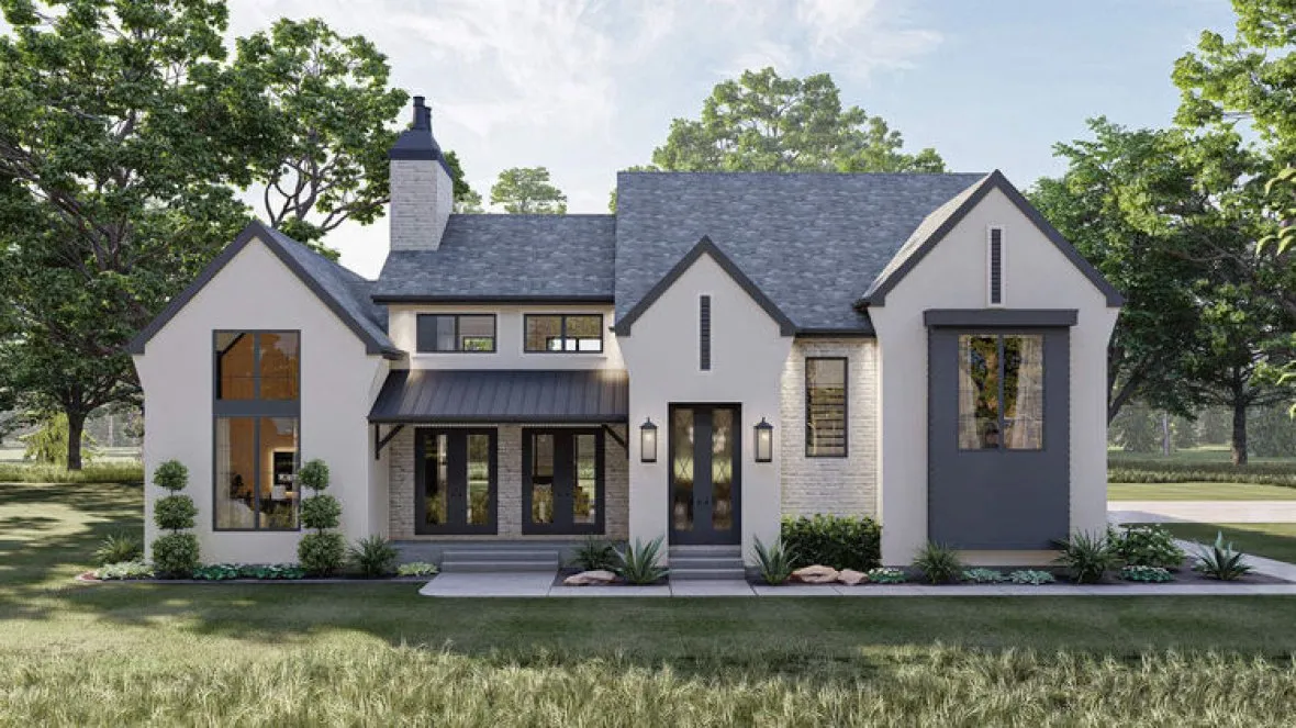 Full Rendering for House Plan #702243