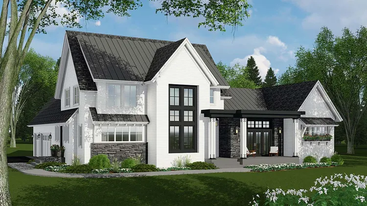Full Rendering for House Plan #282103