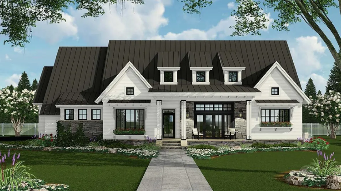 Full Rendering for House Plan #287822