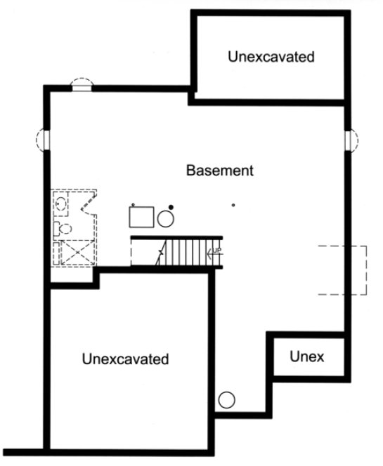 Basement Plan for House Plan #537841