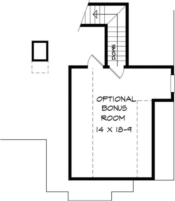 Attic Plan for House Plan #710351