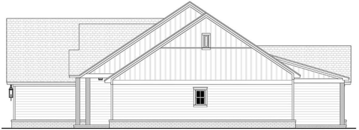 Right Elevation for House Plan #308281