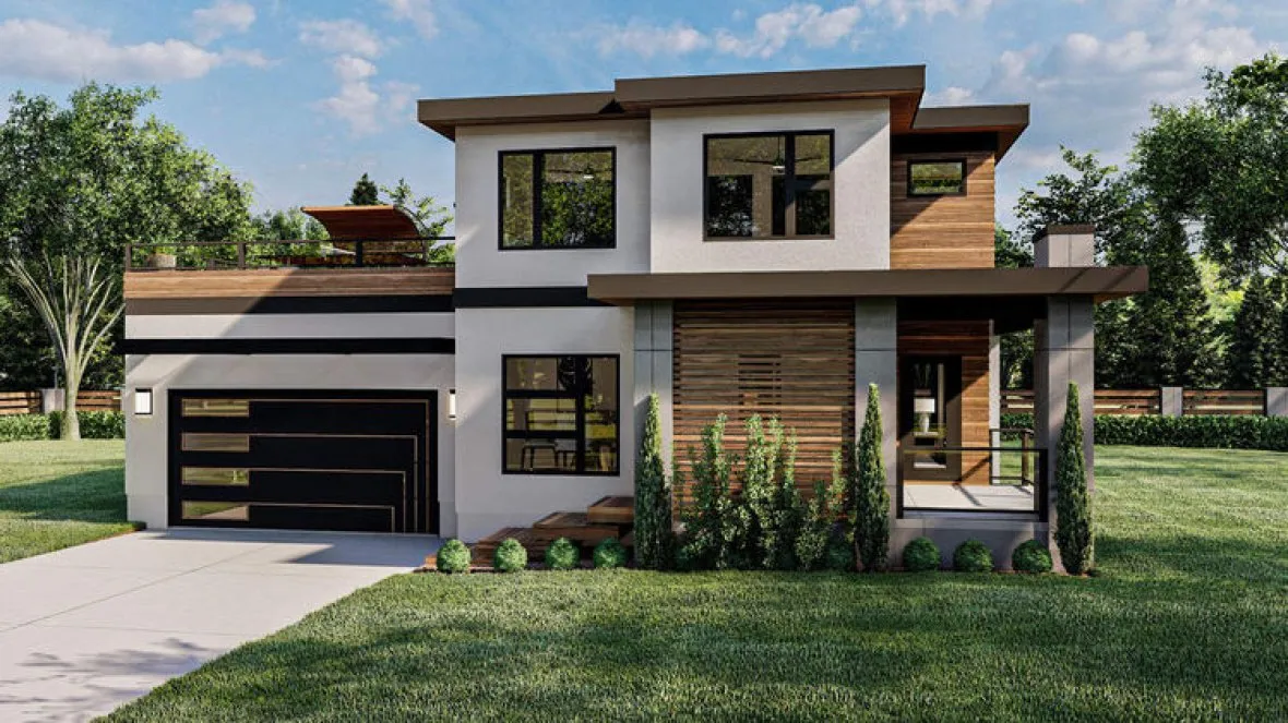 Full Rendering for House Plan #703641