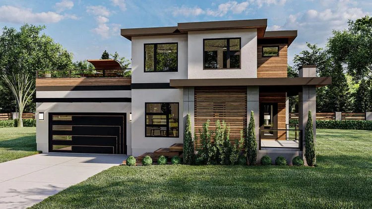 Full Rendering for House Plan #703641