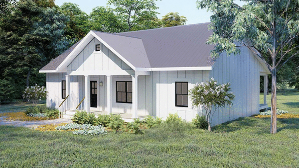 Right Elevation for House Plan #432051