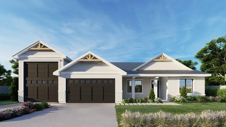 Full Rendering for House Plan #802791